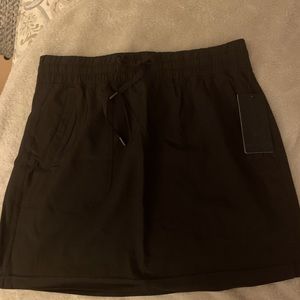 90 degree black athletic skirt